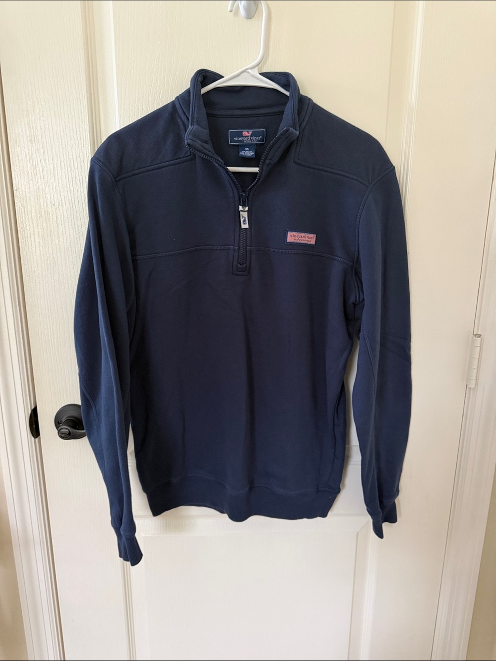 Vineyard Vines Men's Navy Half-Zip Sweatshirt Pullover